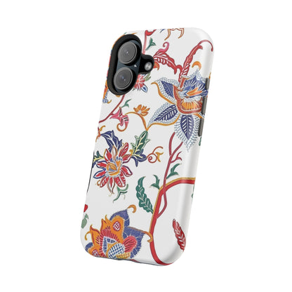 Floral Tile Magnetic Impact Phone Case - DIGITAL X