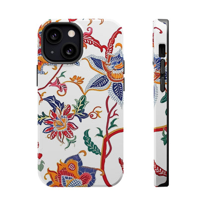 Floral Tile Magnetic Impact Phone Case - DIGITAL X