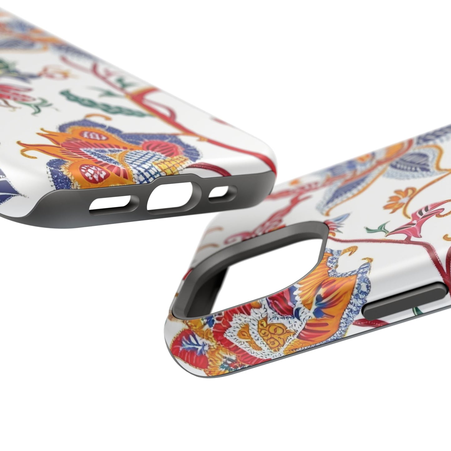 Floral Tile Magnetic Impact Phone Case - DIGITAL X