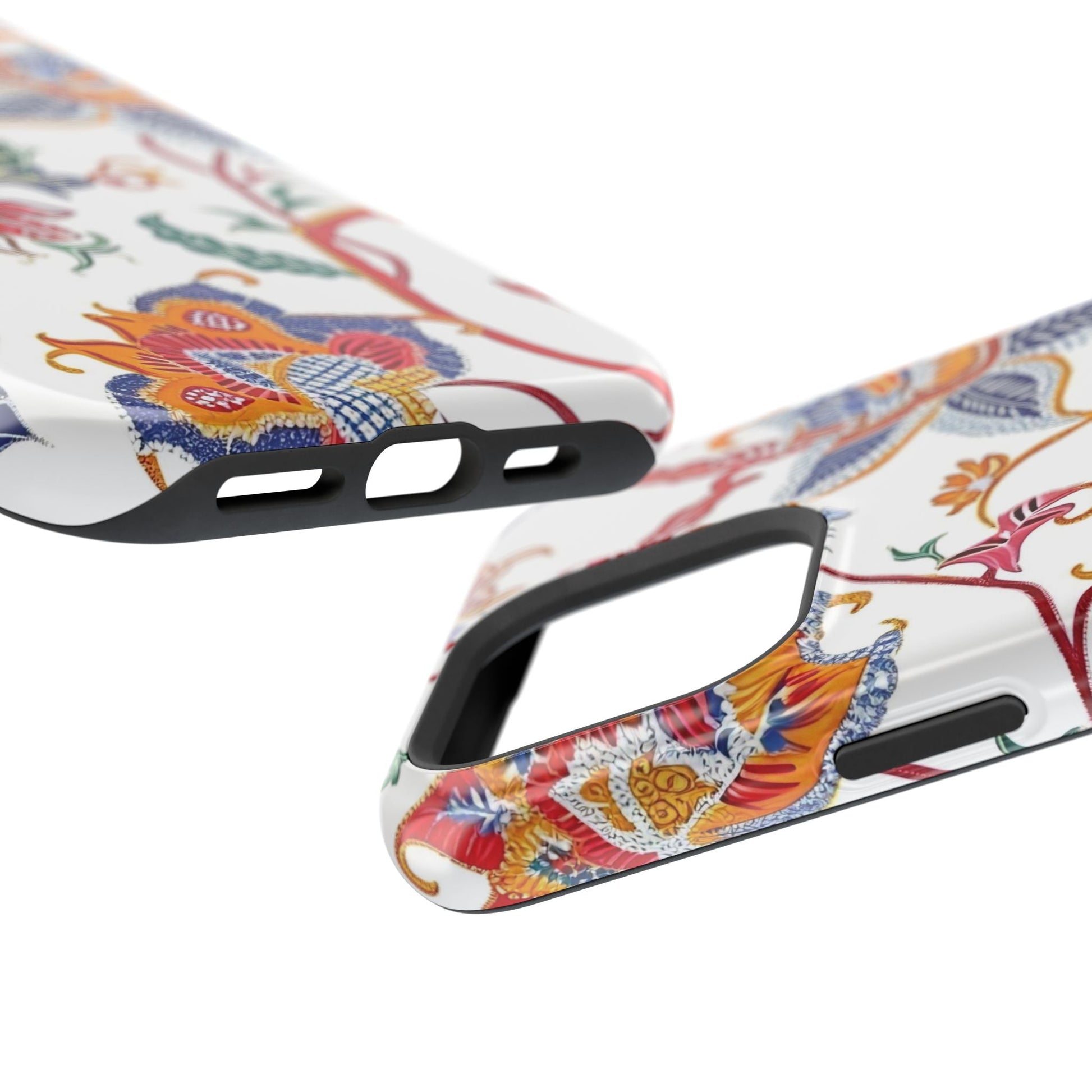 Floral Tile Magnetic Impact Phone Case - DIGITAL X