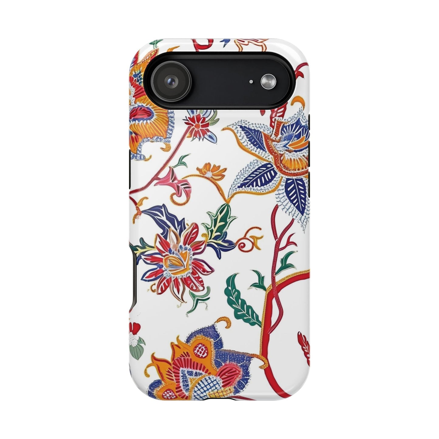 Floral Tile Magnetic Impact Phone Case - DIGITAL X