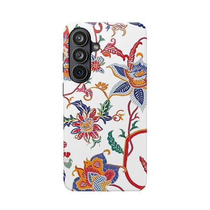 Floral Tile Magnetic Impact Phone Case - DIGITAL X