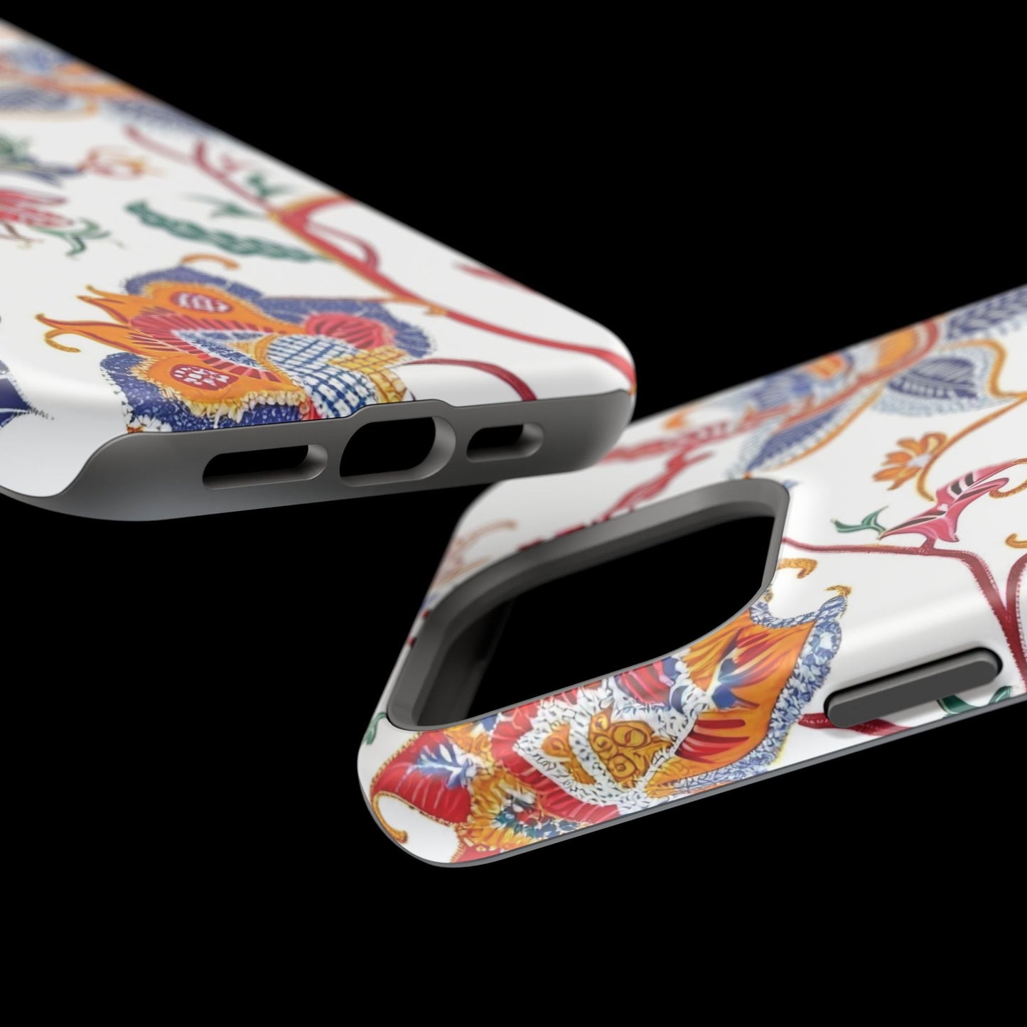Floral Tile Magnetic Impact Phone Case - DIGITAL X