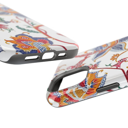 Floral Tile Magnetic Impact Phone Case - DIGITAL X