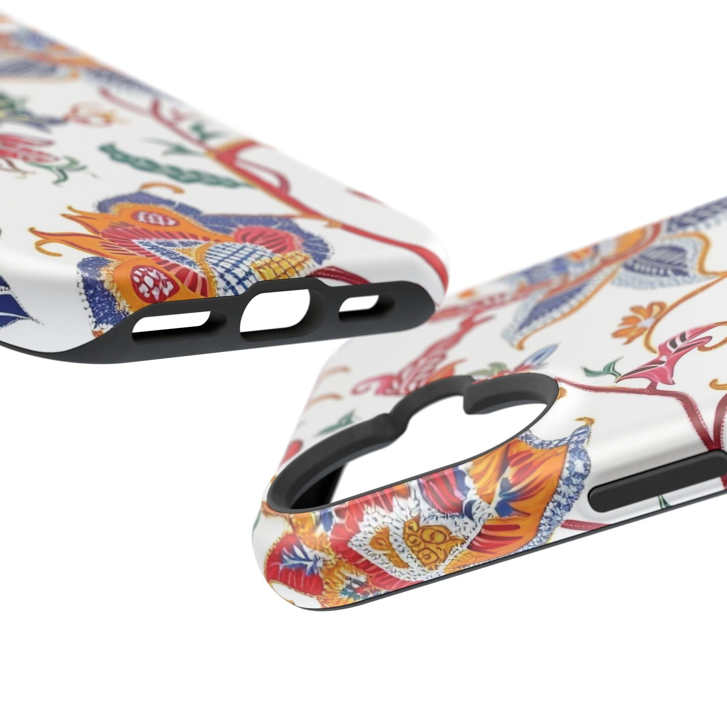 Floral Tile Magnetic Impact Phone Case - DIGITAL X