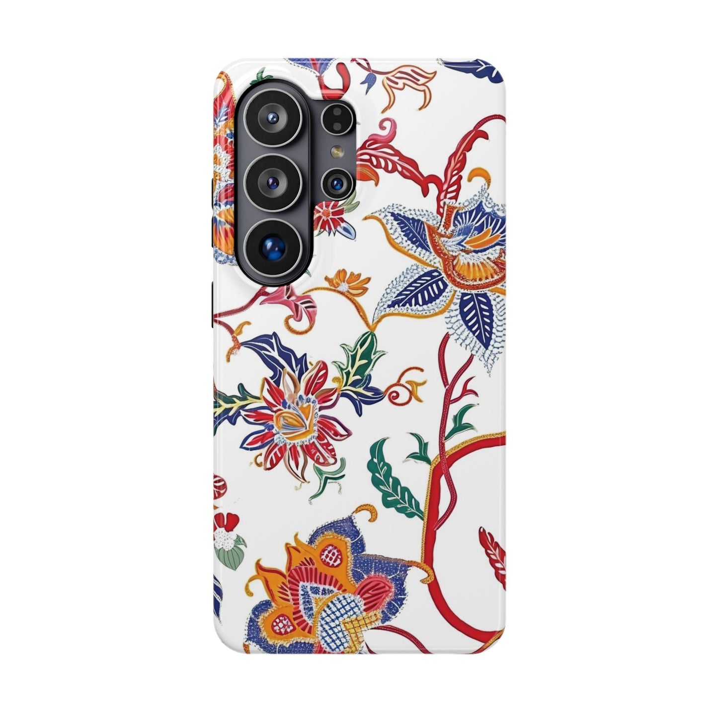 Floral Tile Magnetic Impact Phone Case - DIGITAL X
