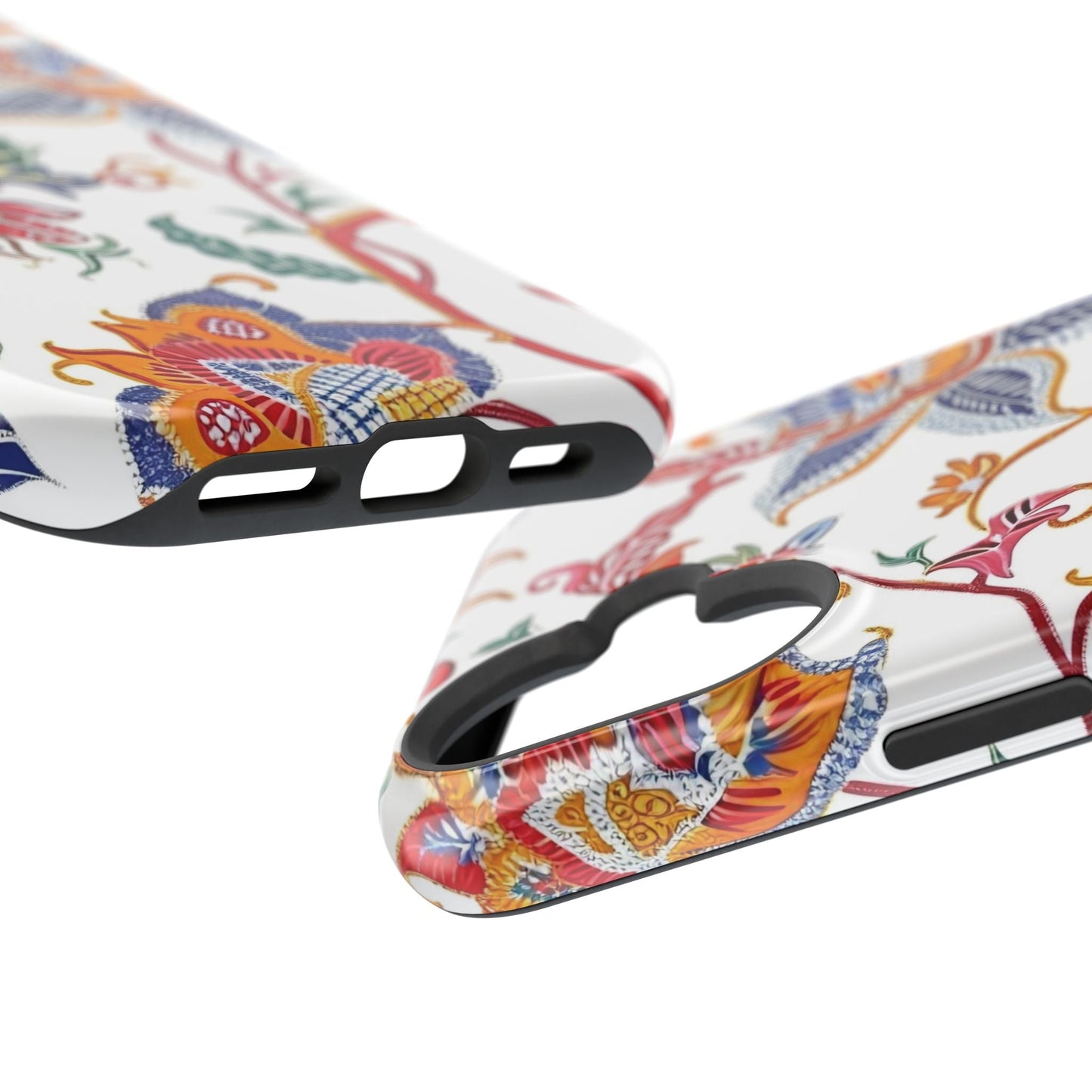 Floral Tile Magnetic Impact Phone Case - DIGITAL X