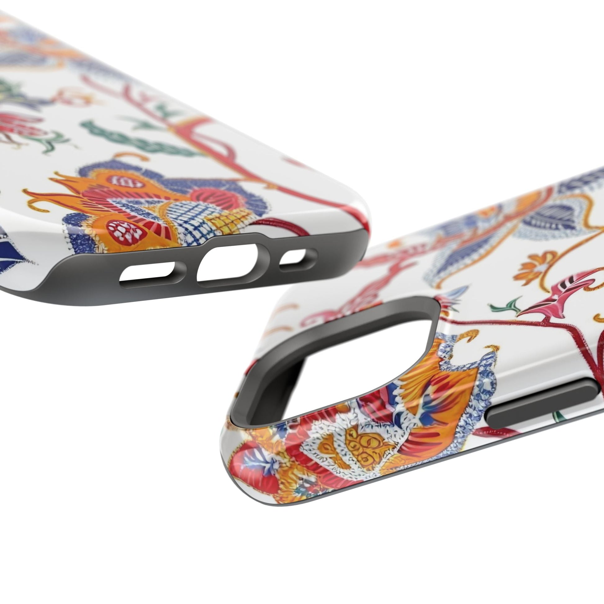 Floral Tile Magnetic Impact Phone Case - DIGITAL X