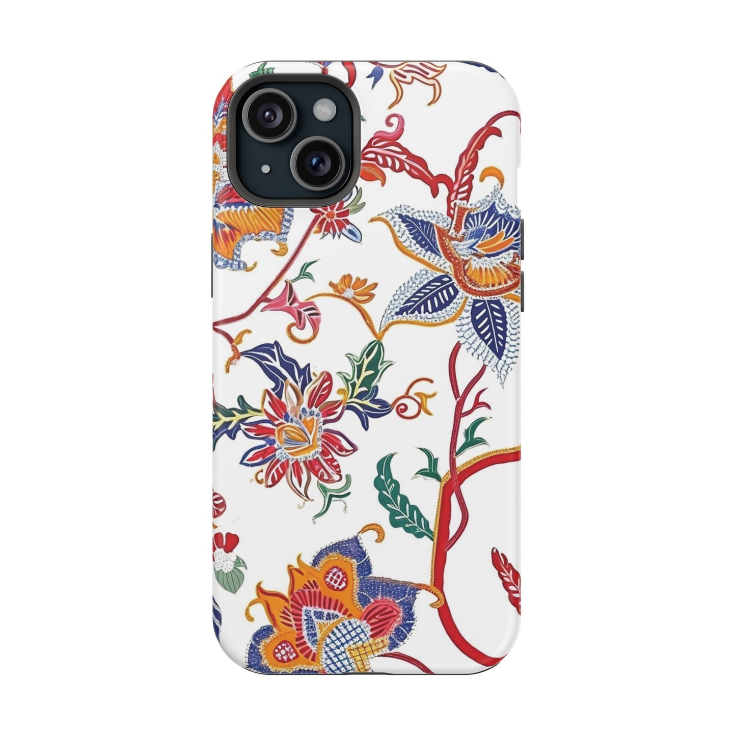 Floral Tile Magnetic Impact Phone Case - DIGITAL X
