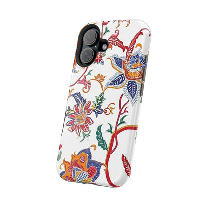 Floral Tile Magnetic Impact Phone Case - DIGITAL X