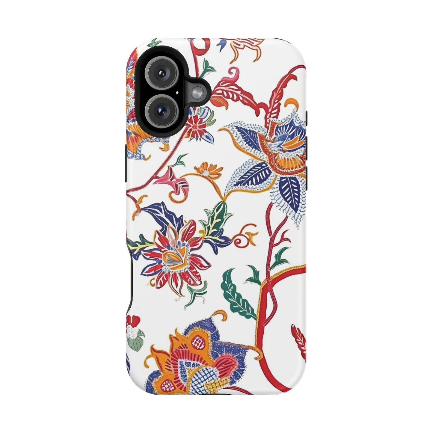Floral Tile Magnetic Impact Phone Case - DIGITAL X