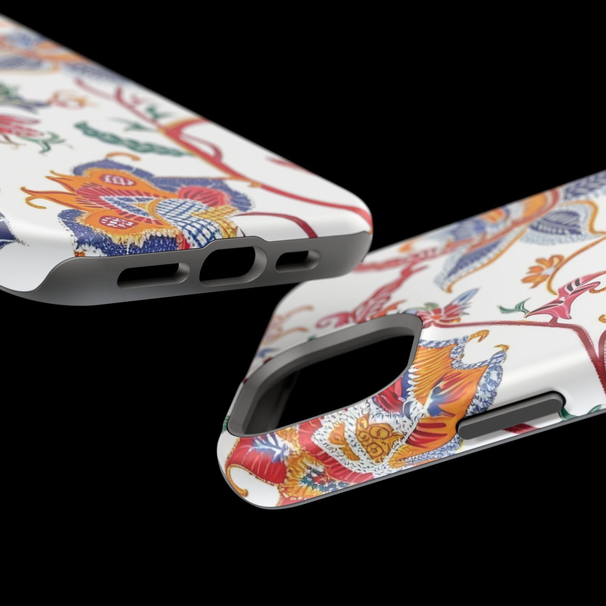 Floral Tile Magnetic Impact Phone Case - DIGITAL X