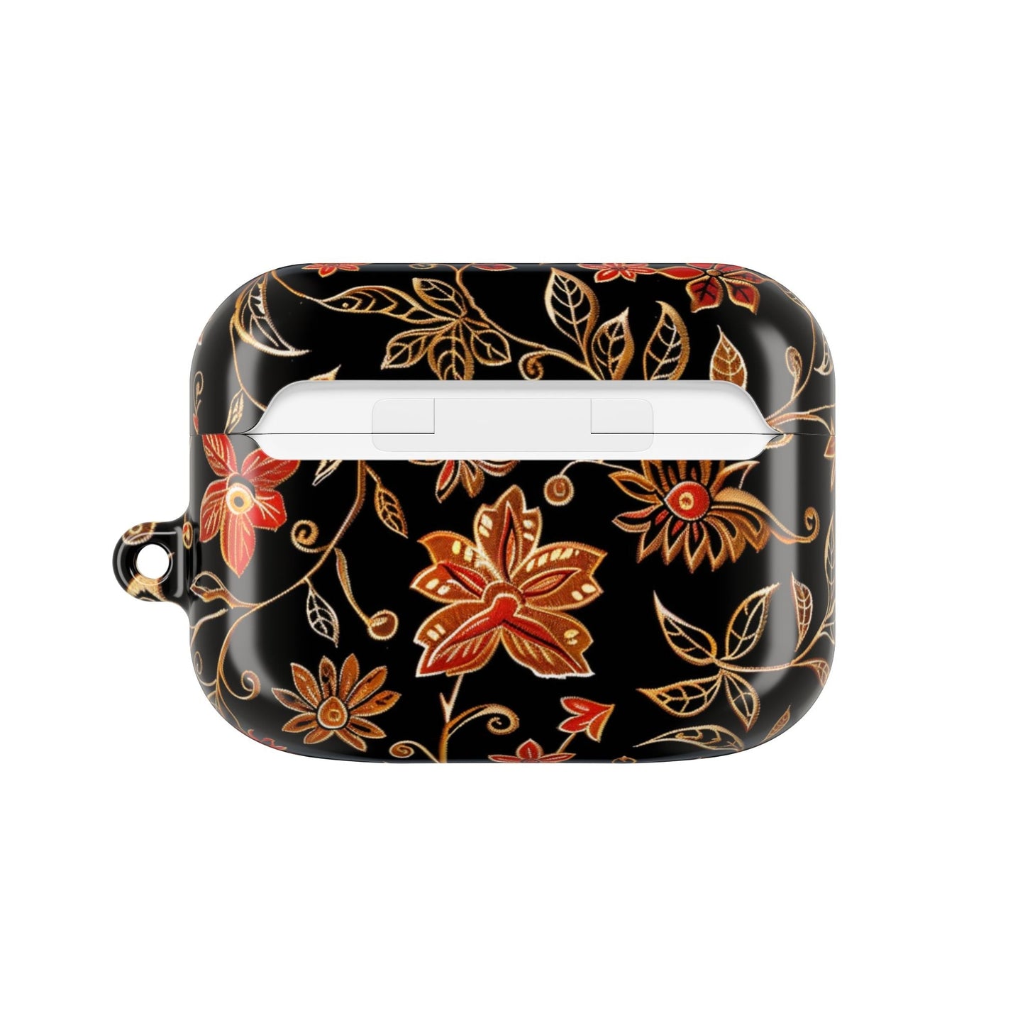 Floral Vine AirPod Case — Black & Gold Floral Protective Cover - DIGITAL X