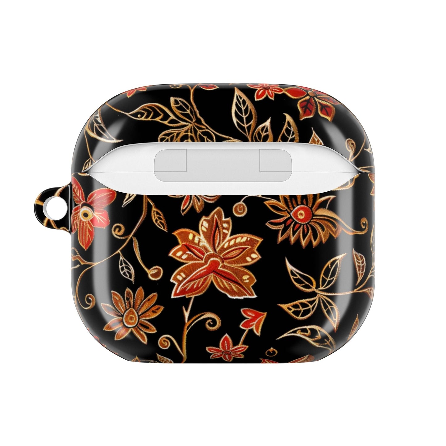 Floral Vine AirPod Case — Black & Gold Floral Protective Cover - DIGITAL X