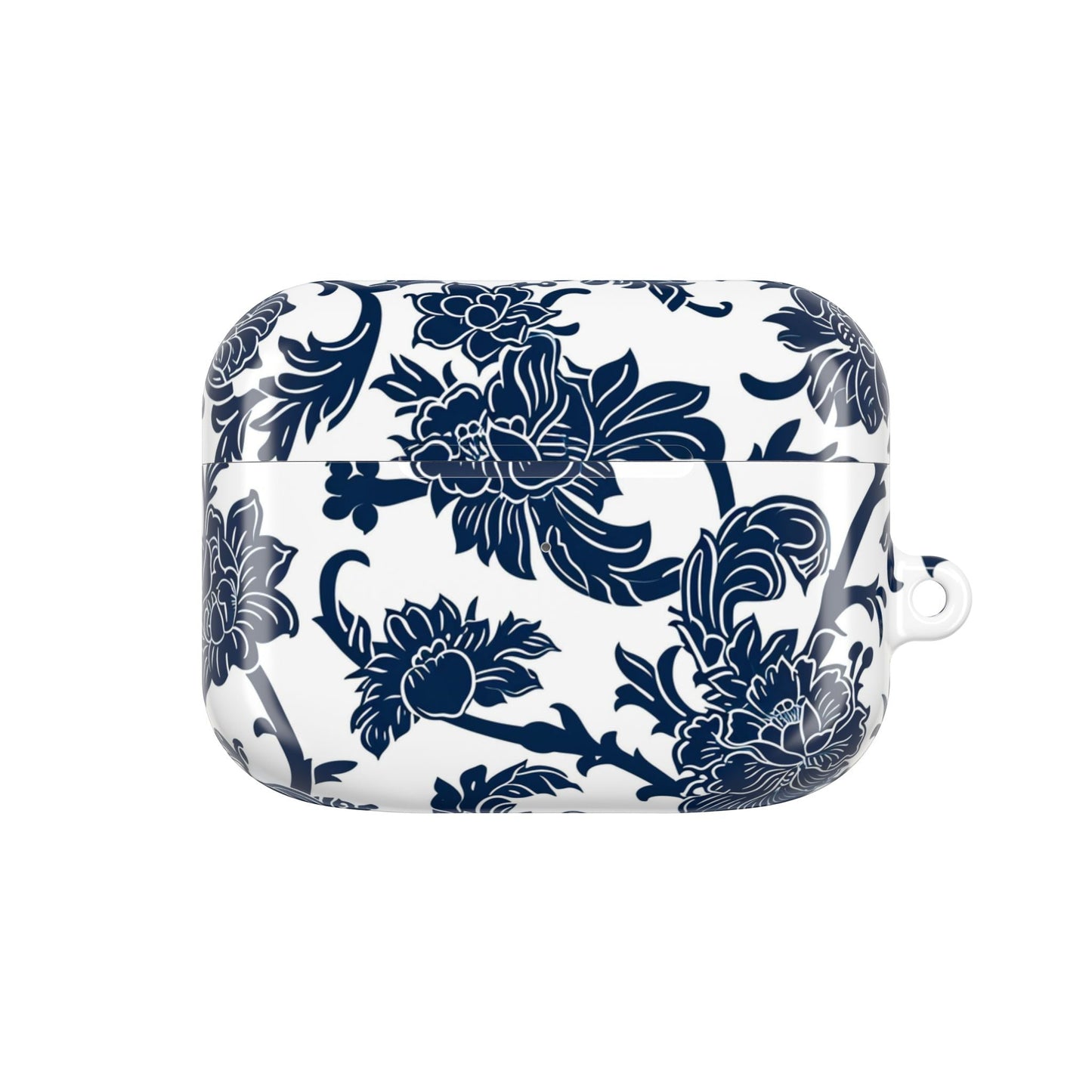 Floral Vine AirPod Case — Blue Botanical Protective Cover - DIGITAL X
