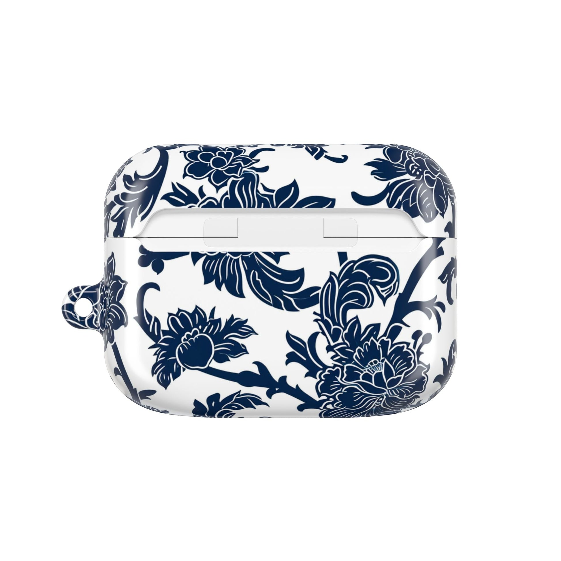Floral Vine AirPod Case — Blue Botanical Protective Cover - DIGITAL X