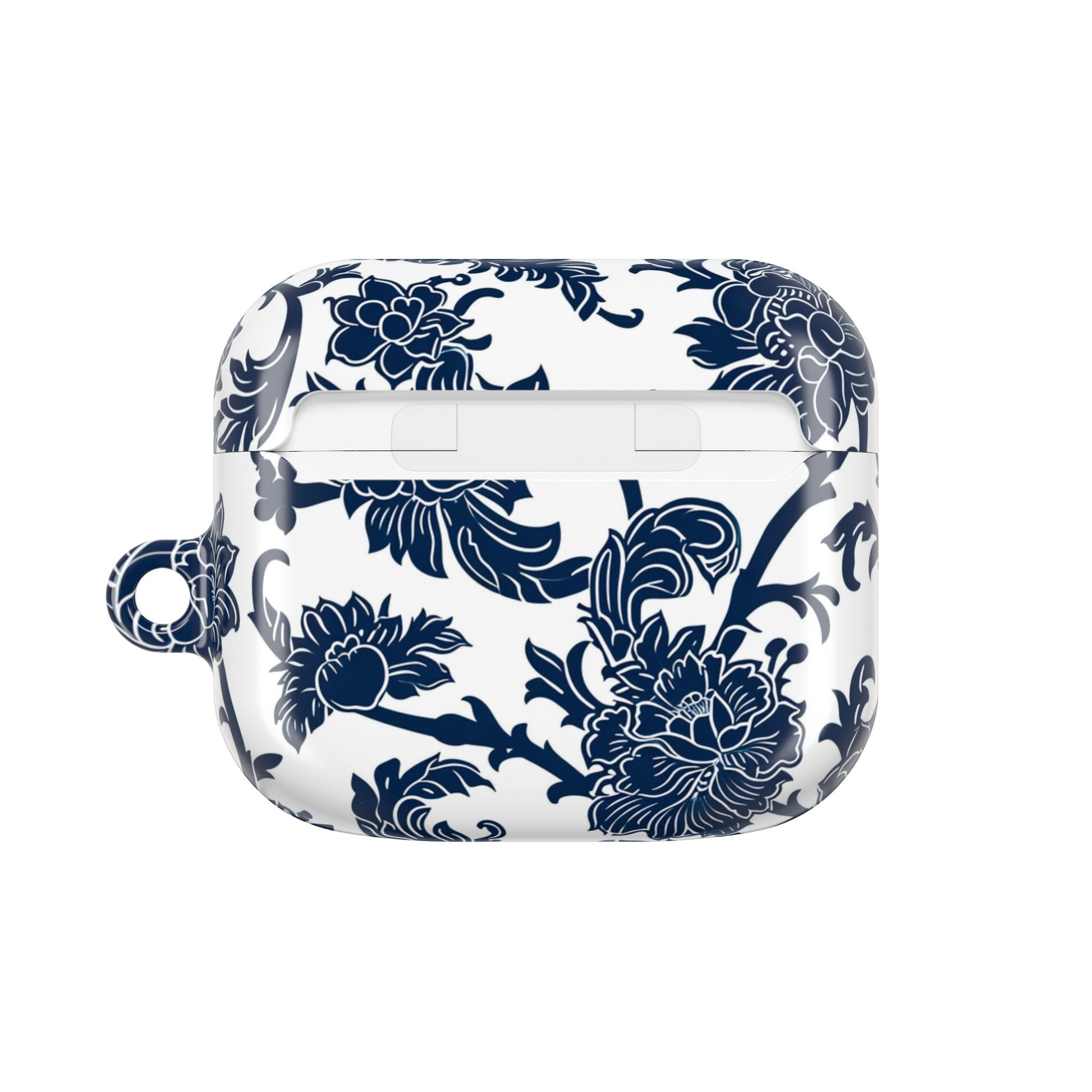 Floral Vine AirPod Case — Blue Botanical Protective Cover - DIGITAL X