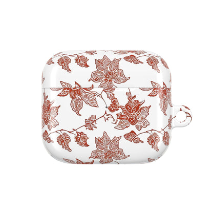 Floral Vine AirPods Case — Vintage Rose Pattern Protective Cover - DIGITAL X