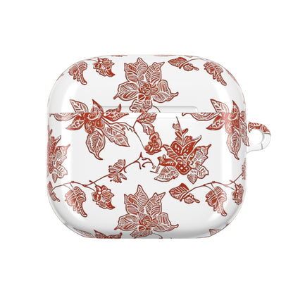 Floral Vine AirPods Case — Vintage Rose Pattern Protective Cover - DIGITAL X