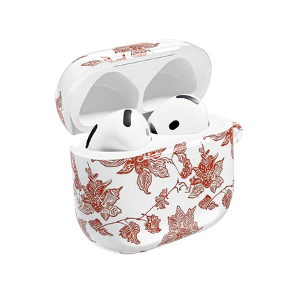 Floral Vine AirPods Case — Vintage Rose Pattern Protective Cover - DIGITAL X