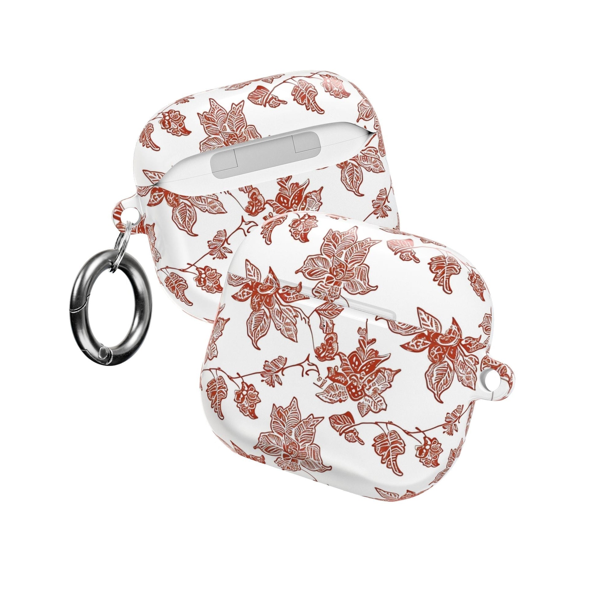 Floral Vine AirPods Case — Vintage Rose Pattern Protective Cover - DIGITAL X