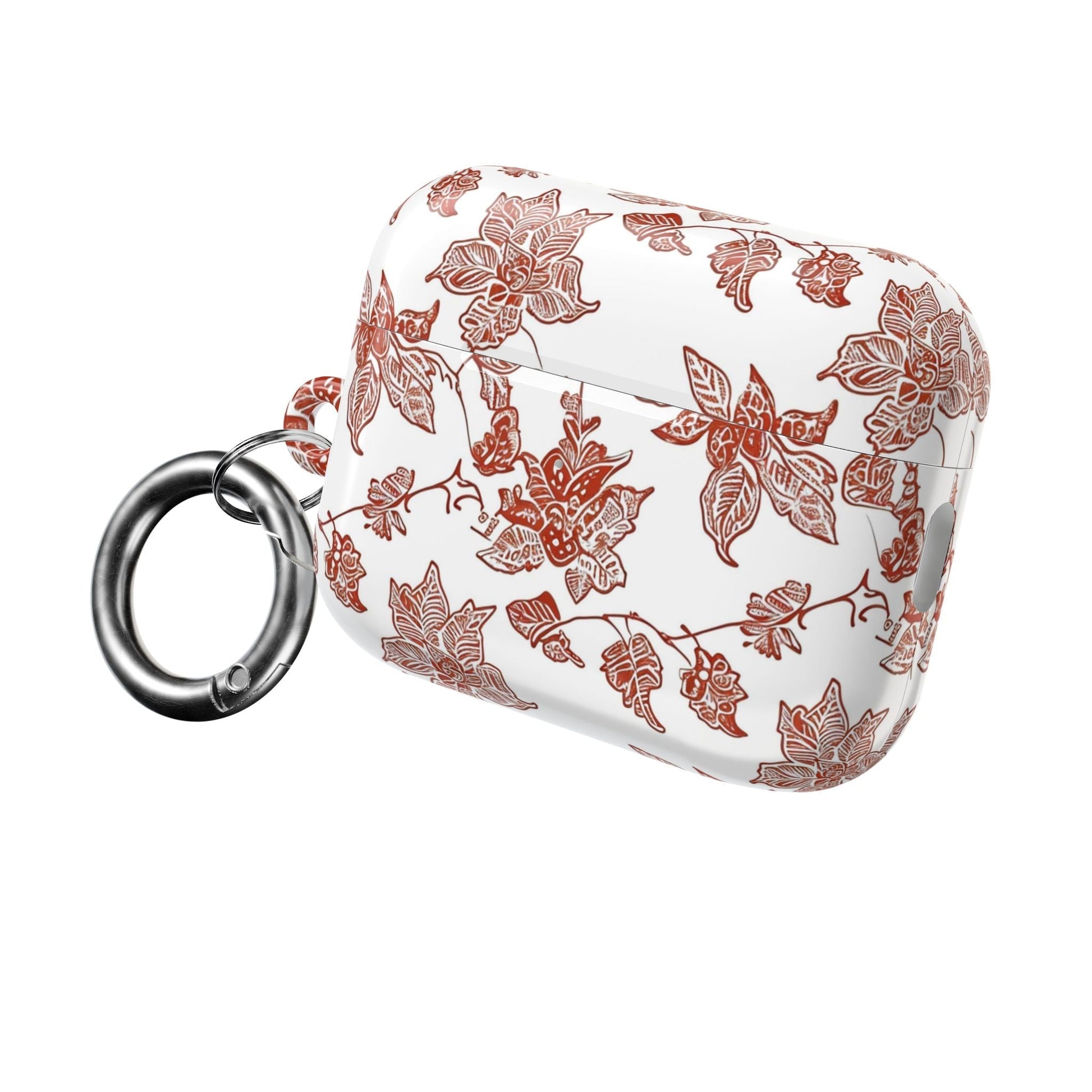 Floral Vine AirPods Case — Vintage Rose Pattern Protective Cover - DIGITAL X