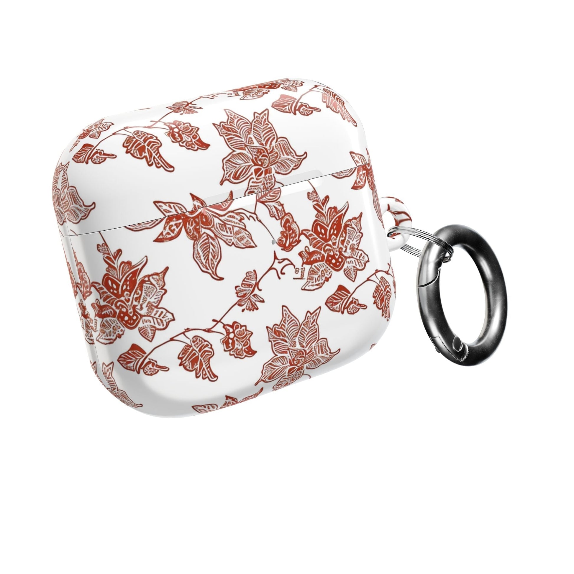 Floral Vine AirPods Case — Vintage Rose Pattern Protective Cover - DIGITAL X