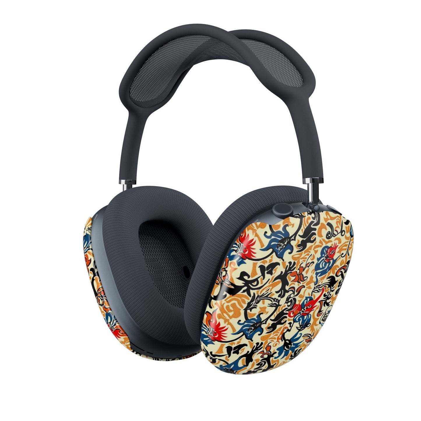 Floral Vine Pattern AirPod Max Earcup Covers — Vintage Botanical Design - DIGITAL X