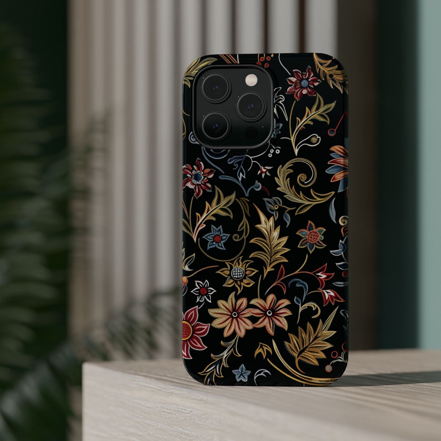 Floral Vintage Phone Case — Magnetic Impact - Resistant - DIGITAL X