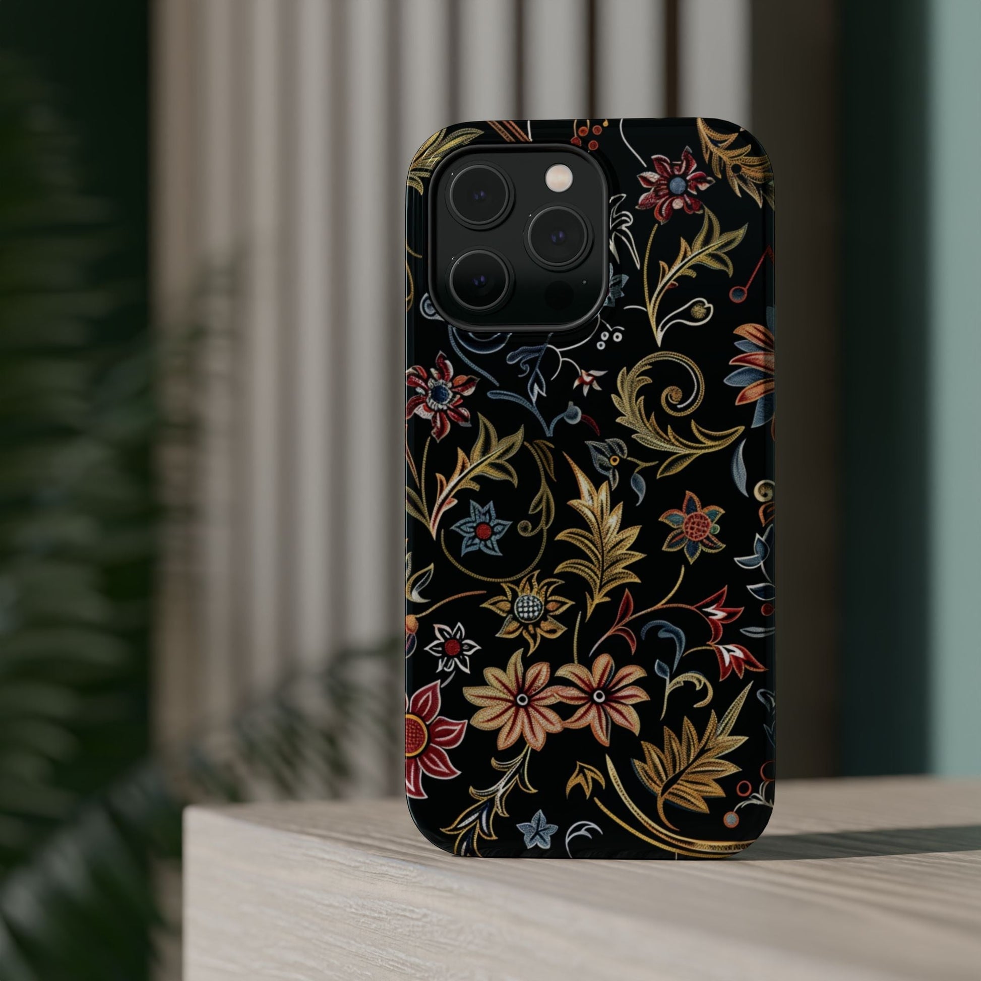 Floral Vintage Phone Case — Magnetic Impact - Resistant - DIGITAL X