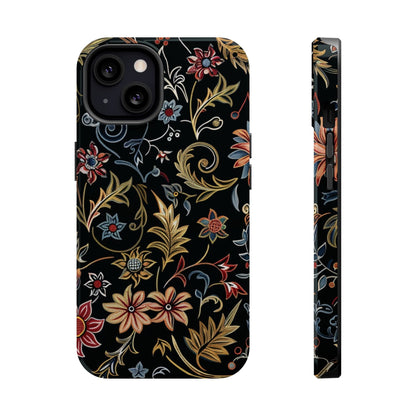 Floral Vintage Phone Case — Magnetic Impact - Resistant - DIGITAL X