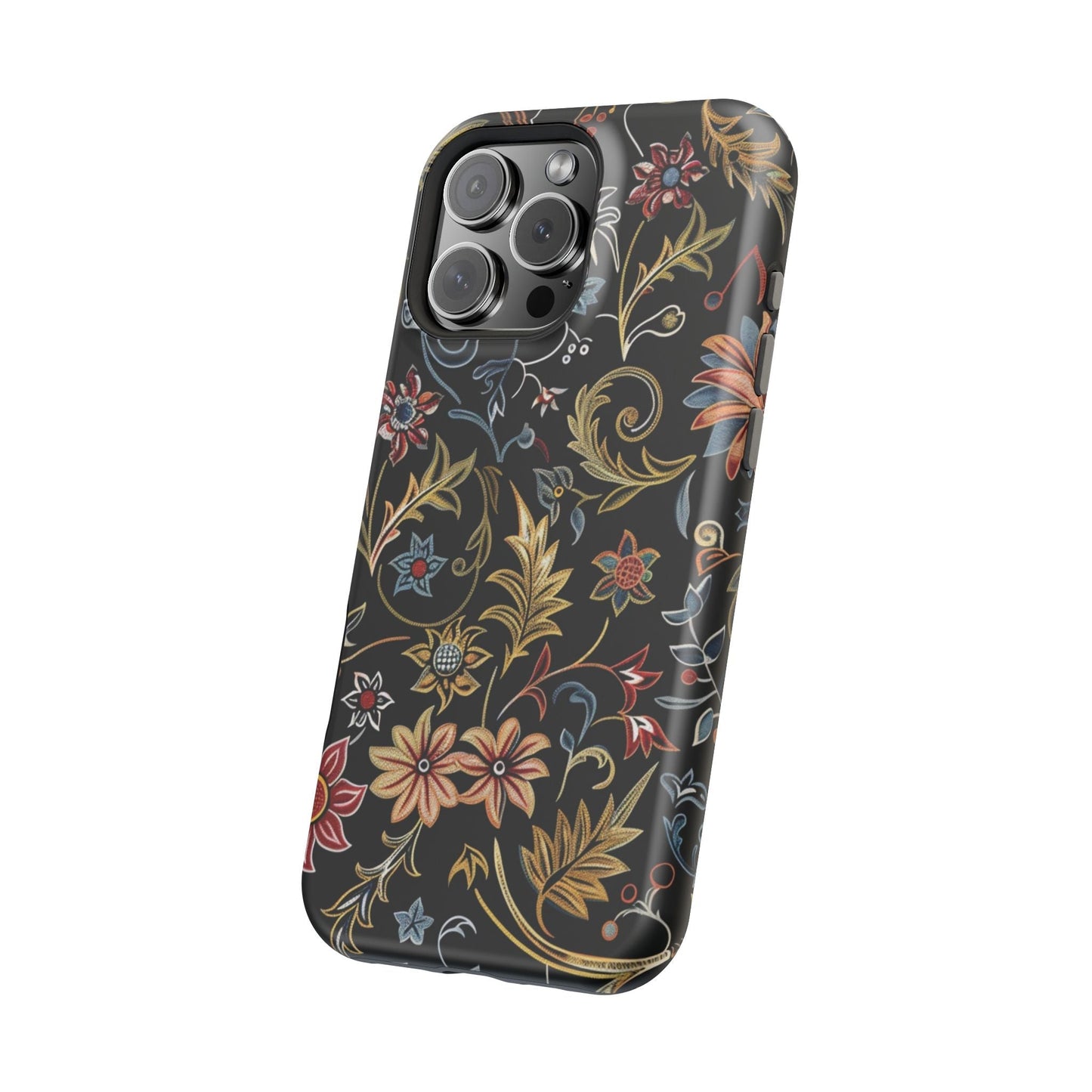 Floral Vintage Phone Case — Magnetic Impact - Resistant - DIGITAL X
