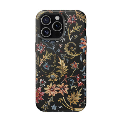Floral Vintage Phone Case — Magnetic Impact - Resistant - DIGITAL X