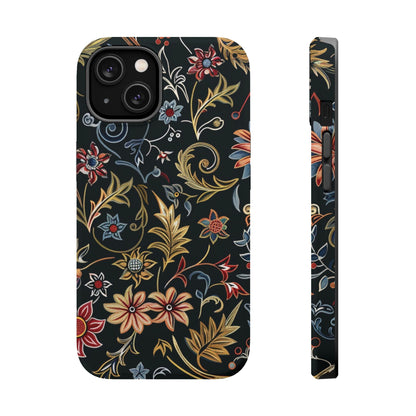 Floral Vintage Phone Case — Magnetic Impact - Resistant - DIGITAL X