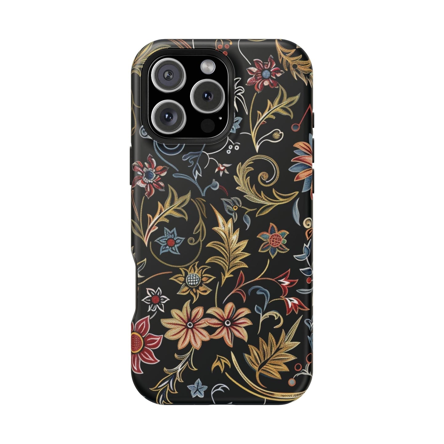 Floral Vintage Phone Case — Magnetic Impact - Resistant - DIGITAL X