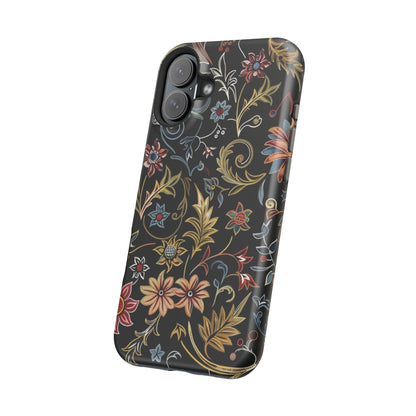 Floral Vintage Phone Case — Magnetic Impact - Resistant - DIGITAL X