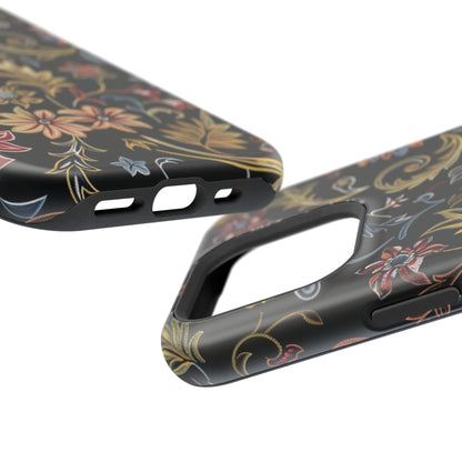 Floral Vintage Phone Case — Magnetic Impact - Resistant - DIGITAL X