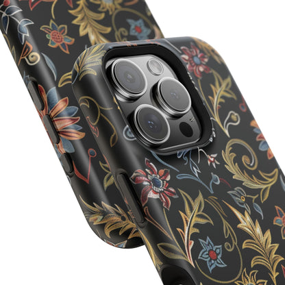 Floral Vintage Phone Case — Magnetic Impact - Resistant - DIGITAL X