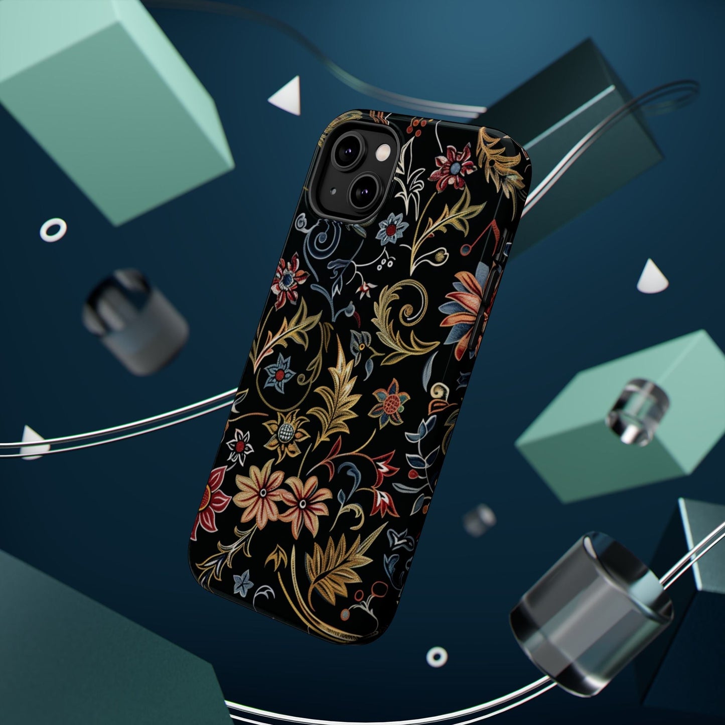 Floral Vintage Phone Case — Magnetic Impact - Resistant - DIGITAL X