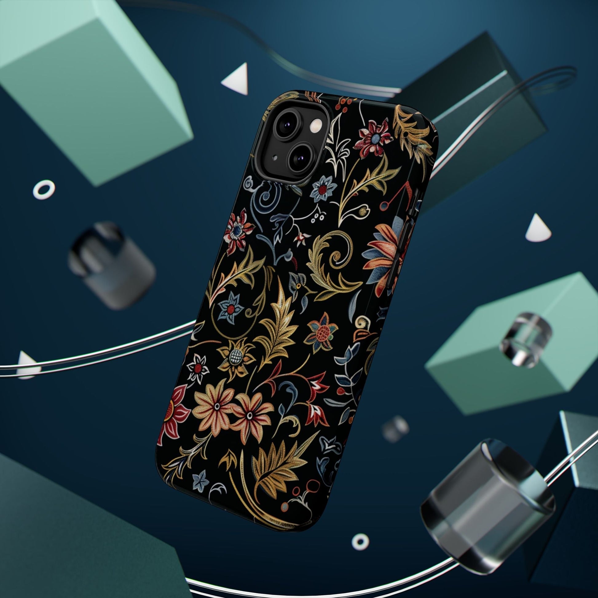 Floral Vintage Phone Case — Magnetic Impact - Resistant - DIGITAL X