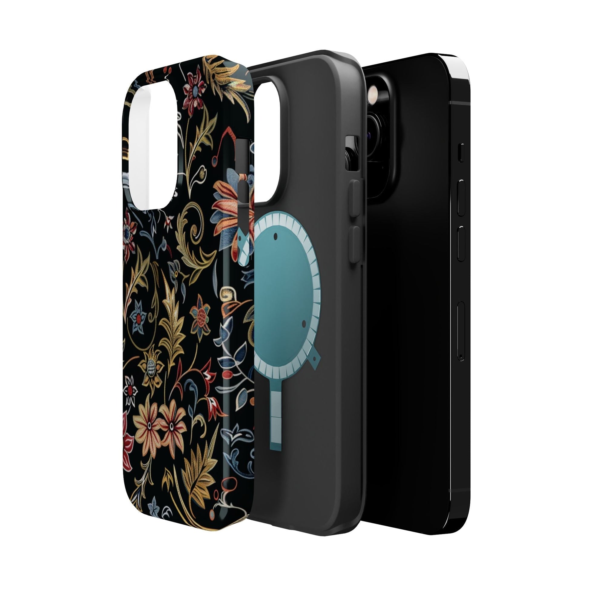 Floral Vintage Phone Case — Magnetic Impact - Resistant - DIGITAL X