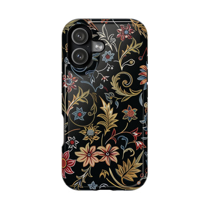 Floral Vintage Phone Case — Magnetic Impact - Resistant - DIGITAL X