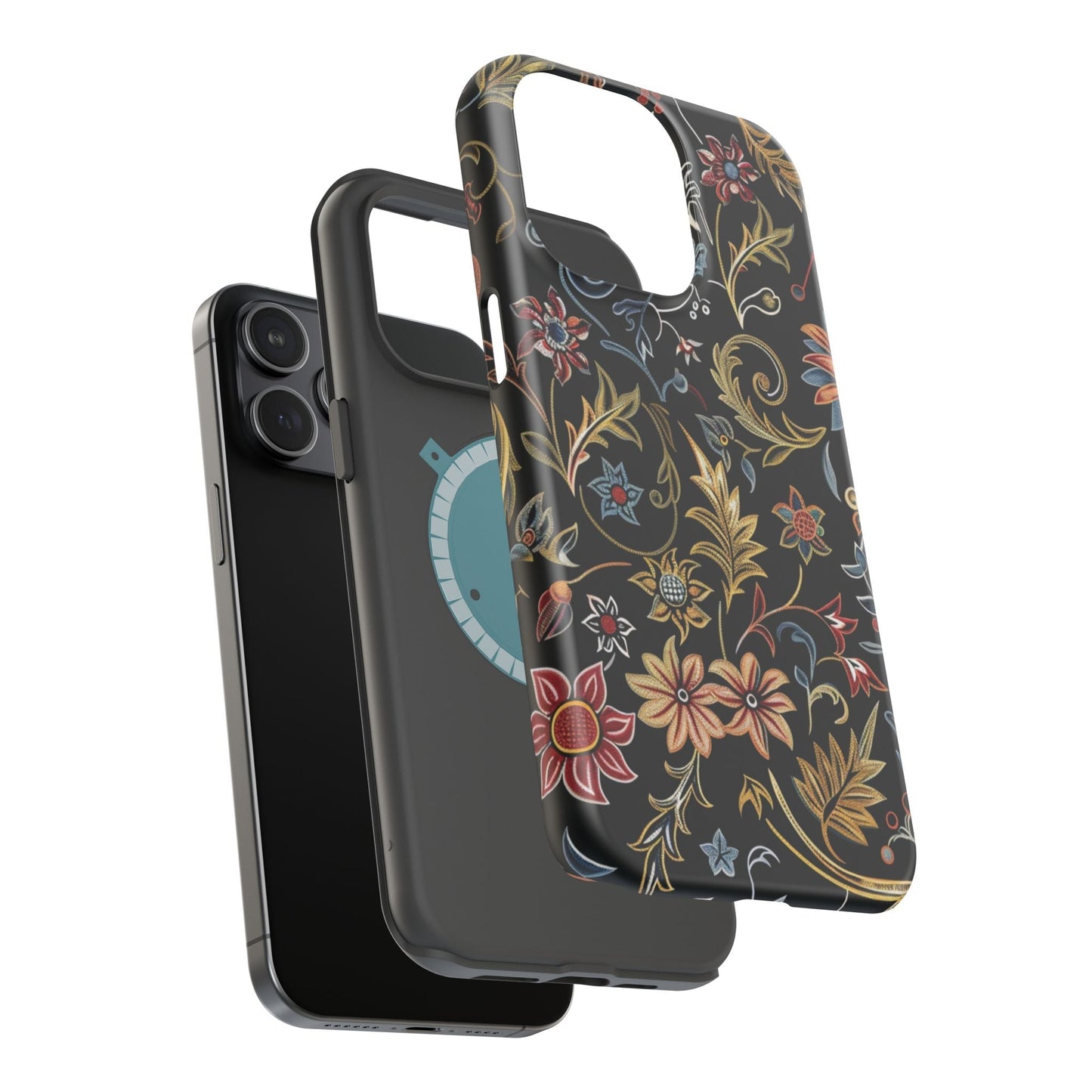 Floral Vintage Phone Case — Magnetic Impact - Resistant - DIGITAL X