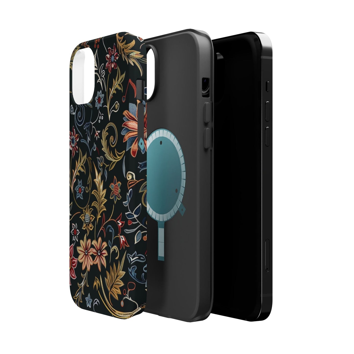 Floral Vintage Phone Case — Magnetic Impact - Resistant - DIGITAL X
