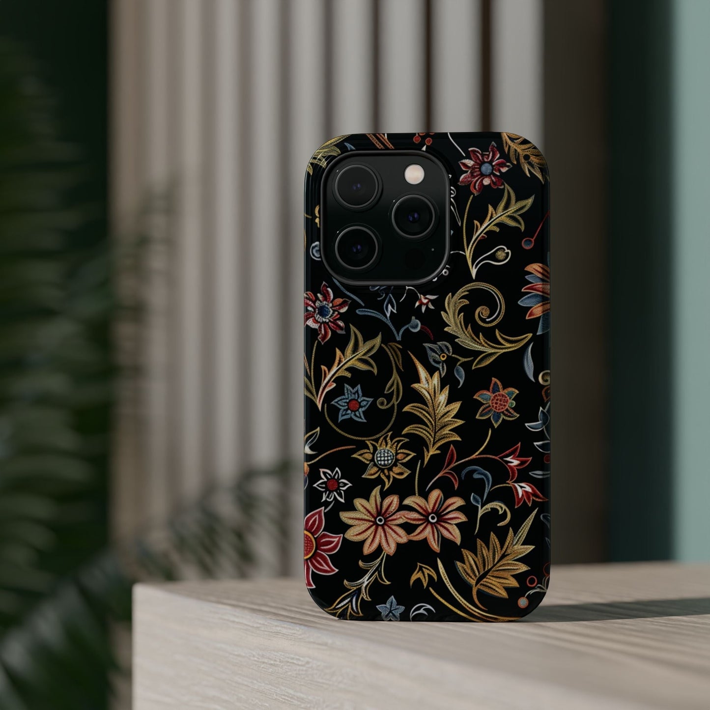 Floral Vintage Phone Case — Magnetic Impact - Resistant - DIGITAL X