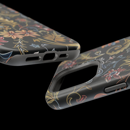 Floral Vintage Phone Case — Magnetic Impact - Resistant - DIGITAL X