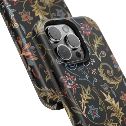 Floral Vintage Phone Case — Magnetic Impact - Resistant - DIGITAL X