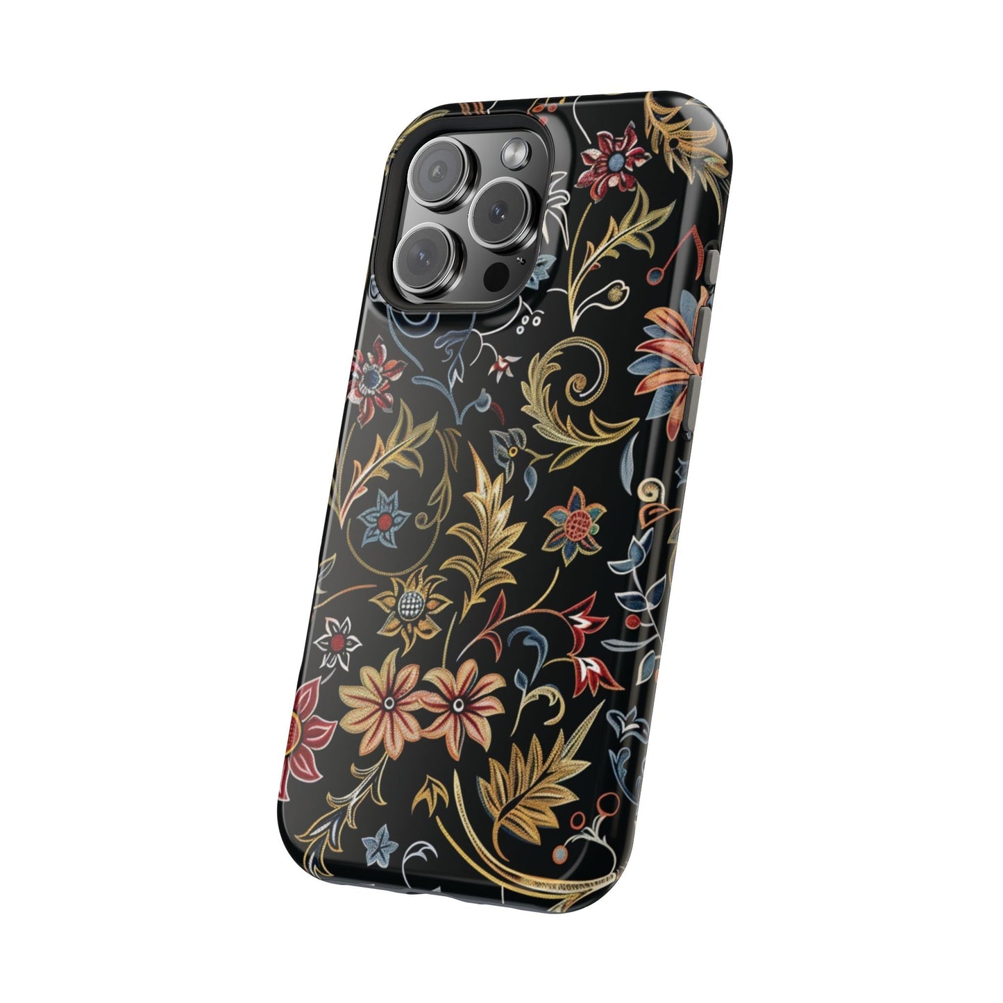 Floral Vintage Phone Case — Magnetic Impact - Resistant - DIGITAL X