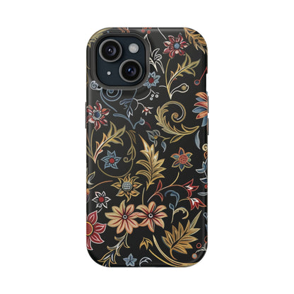 Floral Vintage Phone Case — Magnetic Impact - Resistant - DIGITAL X