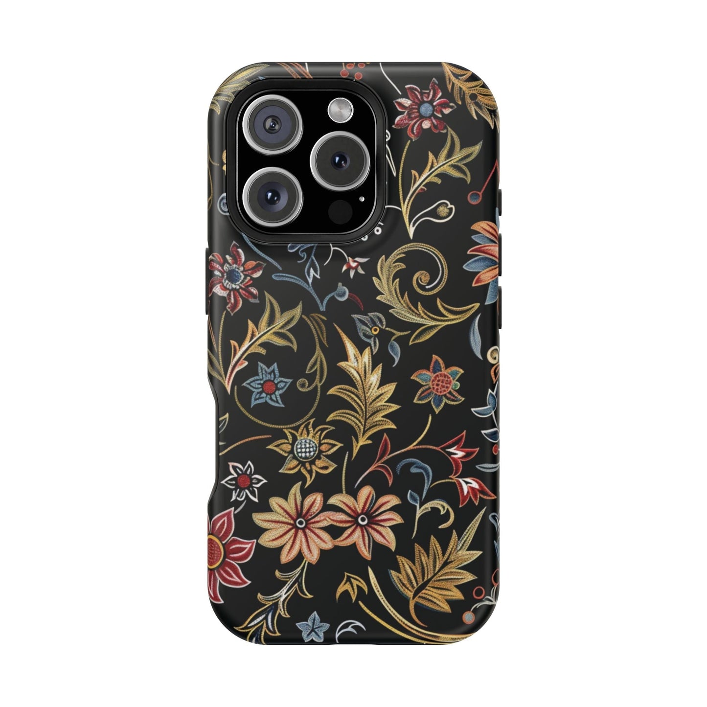Floral Vintage Phone Case — Magnetic Impact - Resistant - DIGITAL X